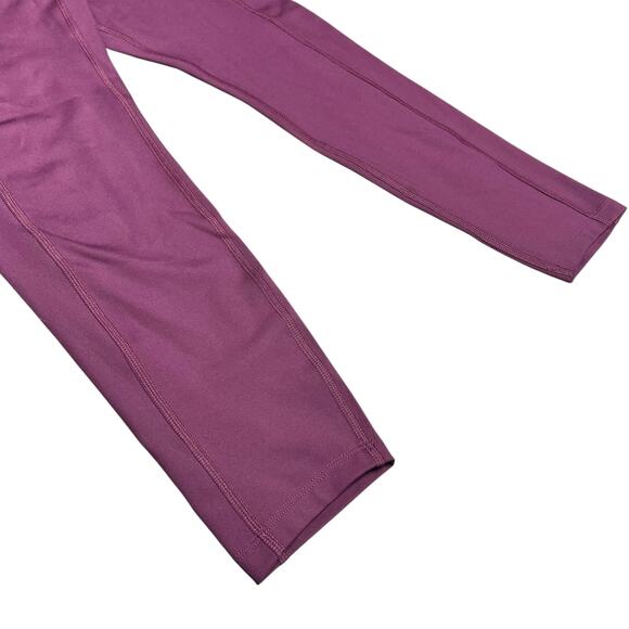 GIRLFRIEND COLLECTIVE Compressive High-Rise 7/8 Pocket Legging Plum Purple Sz M - Picture 4 of 8